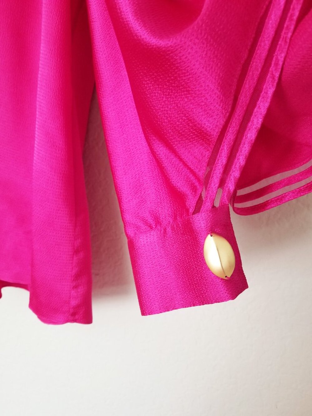 Sachin + Babi Adelaide V Neck Satin Blouse Top Pink Batwing Plus Size 2XL $395 - Picture 8 of 15